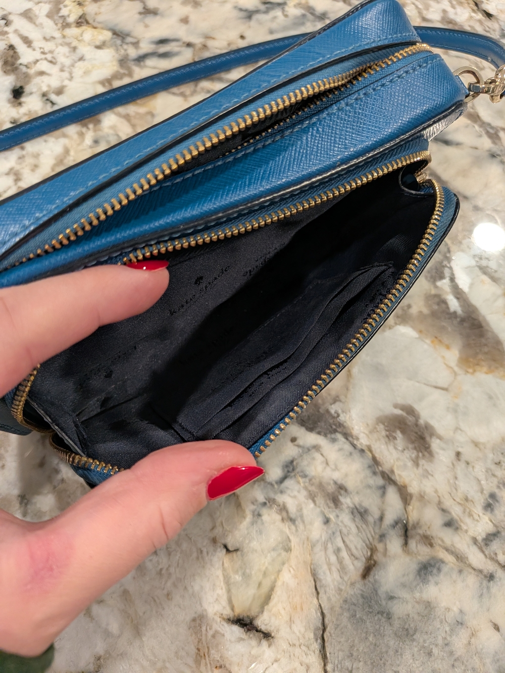 kate spade New York Blue Crossbody Wallet - Picture 5 of 5